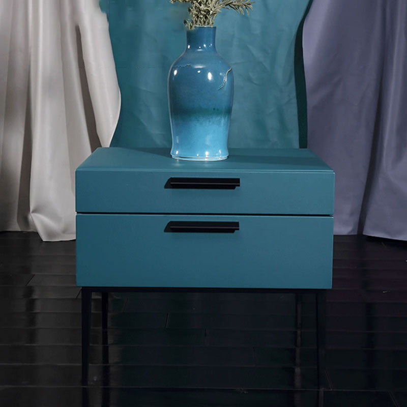 Eco-Friendly Scandinavian Nightstand - Function-Aesthetics Fusion Bedside Table 2-Drawer For Bedroom Lumendat
