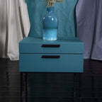 Eco-Friendly Scandinavian Nightstand - Function-Aesthetics Fusion Bedside Table 2-Drawer For Bedroom Lumendat