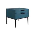 Eco-Friendly Scandinavian Nightstand - Function-Aesthetics Fusion Bedside Table 2-Drawer For Bedroom Lumendat