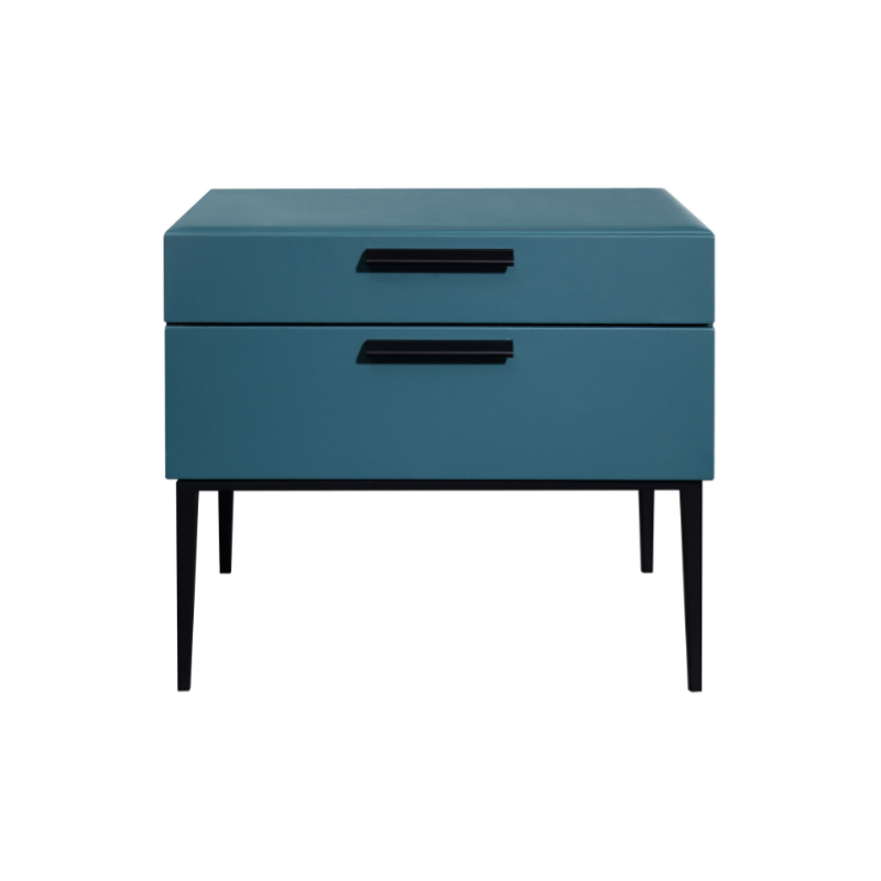 Eco-Friendly Scandinavian Nightstand - Function-Aesthetics Fusion Bedside Table 2-Drawer For Bedroom Lumendat