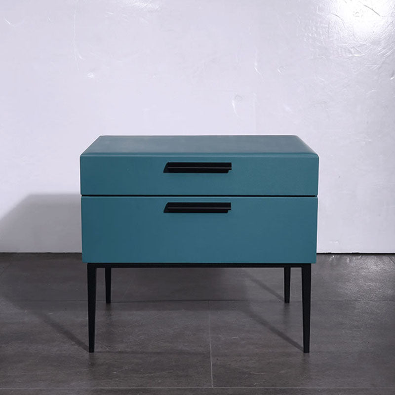 Eco-Friendly Scandinavian Nightstand - Function-Aesthetics Fusion Bedside Table 2-Drawer For Bedroom Lumendat