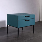 Eco-Friendly Scandinavian Nightstand - Function-Aesthetics Fusion Bedside Table 2-Drawer For Bedroom Lumendat