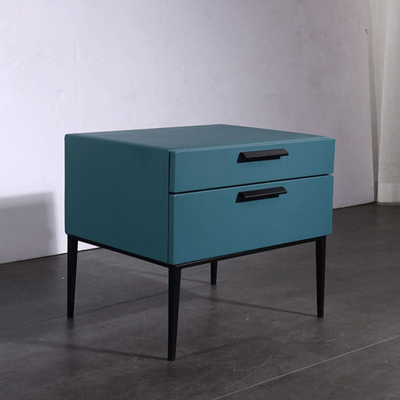 Eco-Friendly Scandinavian Nightstand - Function-Aesthetics Fusion Bedside Table 2-Drawer For Bedroom Lumendat