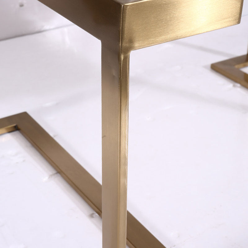 Industrial Hardcore-Designed Bedside Table - High-Gloss Baked Paint Craft Nightstand 1-Drawer For Bedroom Lumendat