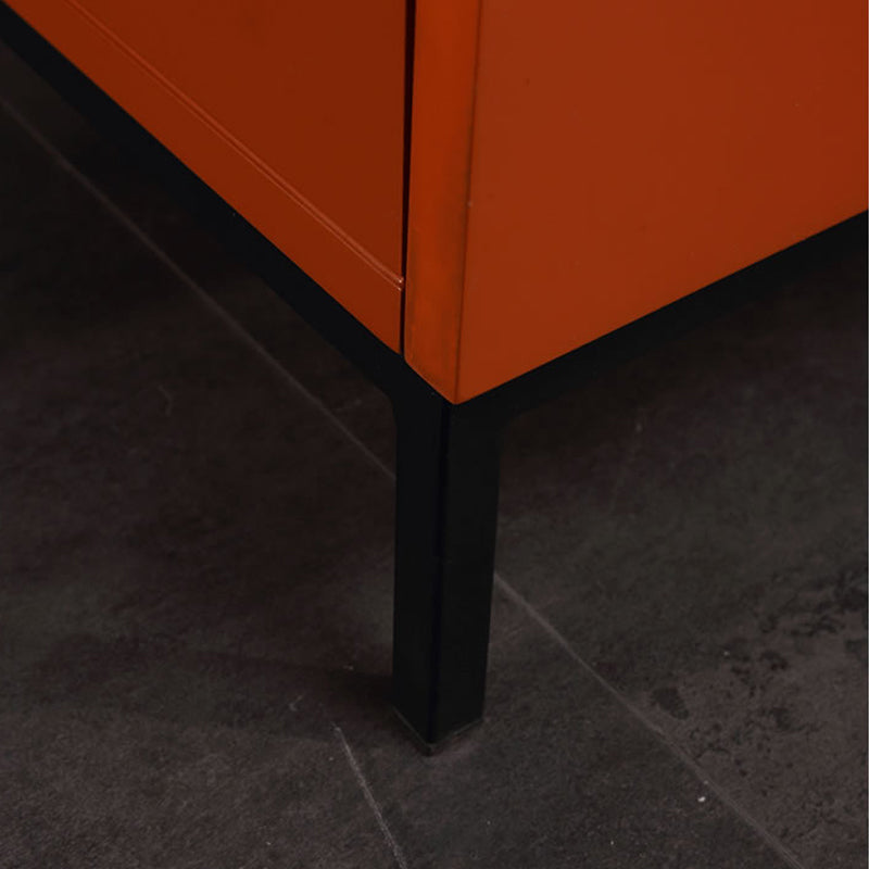 Fresh Vibe Scandinavian Nightstand - Smooth Baked Paint & Concealed Storage Bedside Table 1-Drawer Nightstand For Bedroom Lumendat
