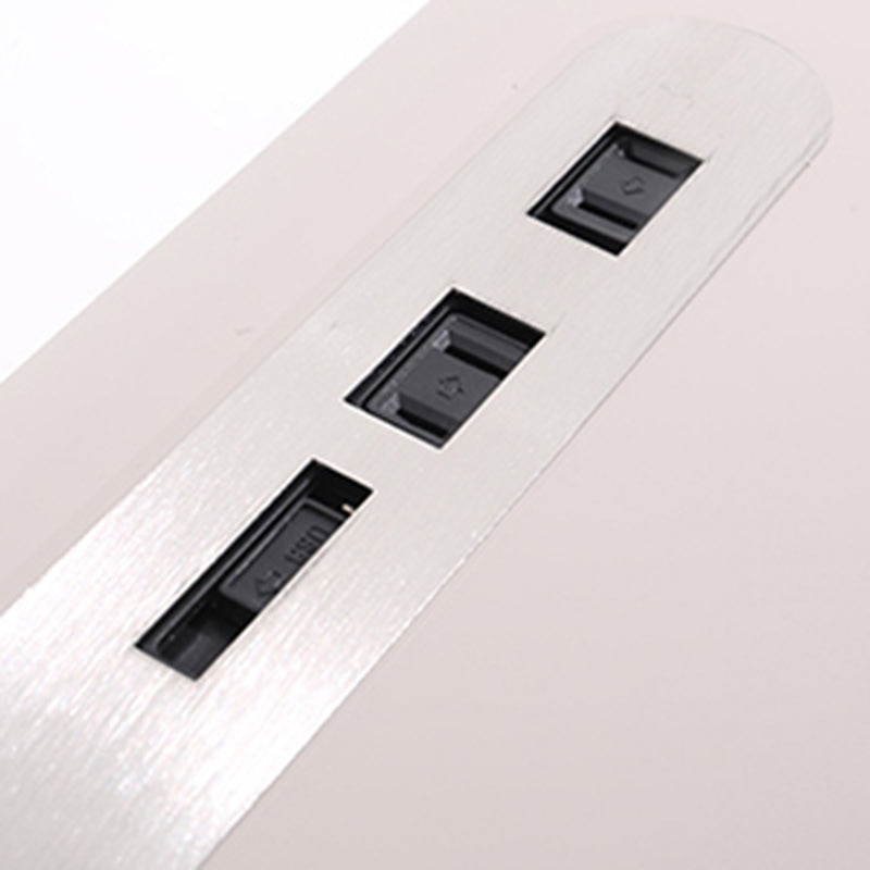 Modern Minimalist Nightstand - Wireless Charging & Easy-Clean Baking Paint Bedside Table -Drawer For Bedroom Lumendat