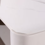E1-Class Dual-Material Nightstand - Luxury Design & Practical Function Bedside Table 2-Drawer For Bedroom Lumendat