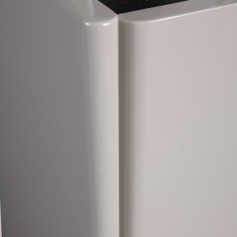 Premium Wood Veneer Nightstand - Sleek Design & Durable Build Bedside Table 1-Drawer For Bedroom Lumendat