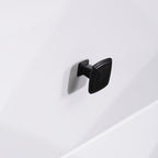 Modern Minimalist High-Gloss Veneer 2 Drawers Nightstand - Diamond Texture Bedside Table For Bedroom Lumendat
