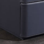 Traditional French Classic 2 Drawers Nightstand - Rounded Corners Bedside Table For Bedroom Lumendat