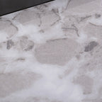 Contemporary Scandinavian Sintered Stone Bedside Table - Silent Soft-Close 2 Drawers Nightstand For Bedroom Lumendat