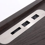 Traditional Vintage Square Hidden 2 Drawers Nightstand - Wireless Charging Sensor Light Bedside Table For Bedroom Lumendat