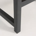 Modern Minimalist Alloy Handles Bedside Table - Square 2 Drawers Nightstand For Bedroom Lumendat