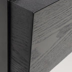 Traditional Clean Geometric Side Table - Metal Base 1 Drawer Nightstand For Bedroom Lumendat