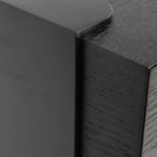 Traditional Clean Geometric Side Table - Metal Base 1 Drawer Nightstand For Bedroom Lumendat