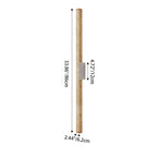 Japanese Wabi-Sabi Yellow Travertine Long Strip LED Wall Sconce Lamp