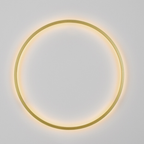 Modern Minimalist Aluminum Acrylic Circle Ring LED Wall Sconce Lamp For Living Room