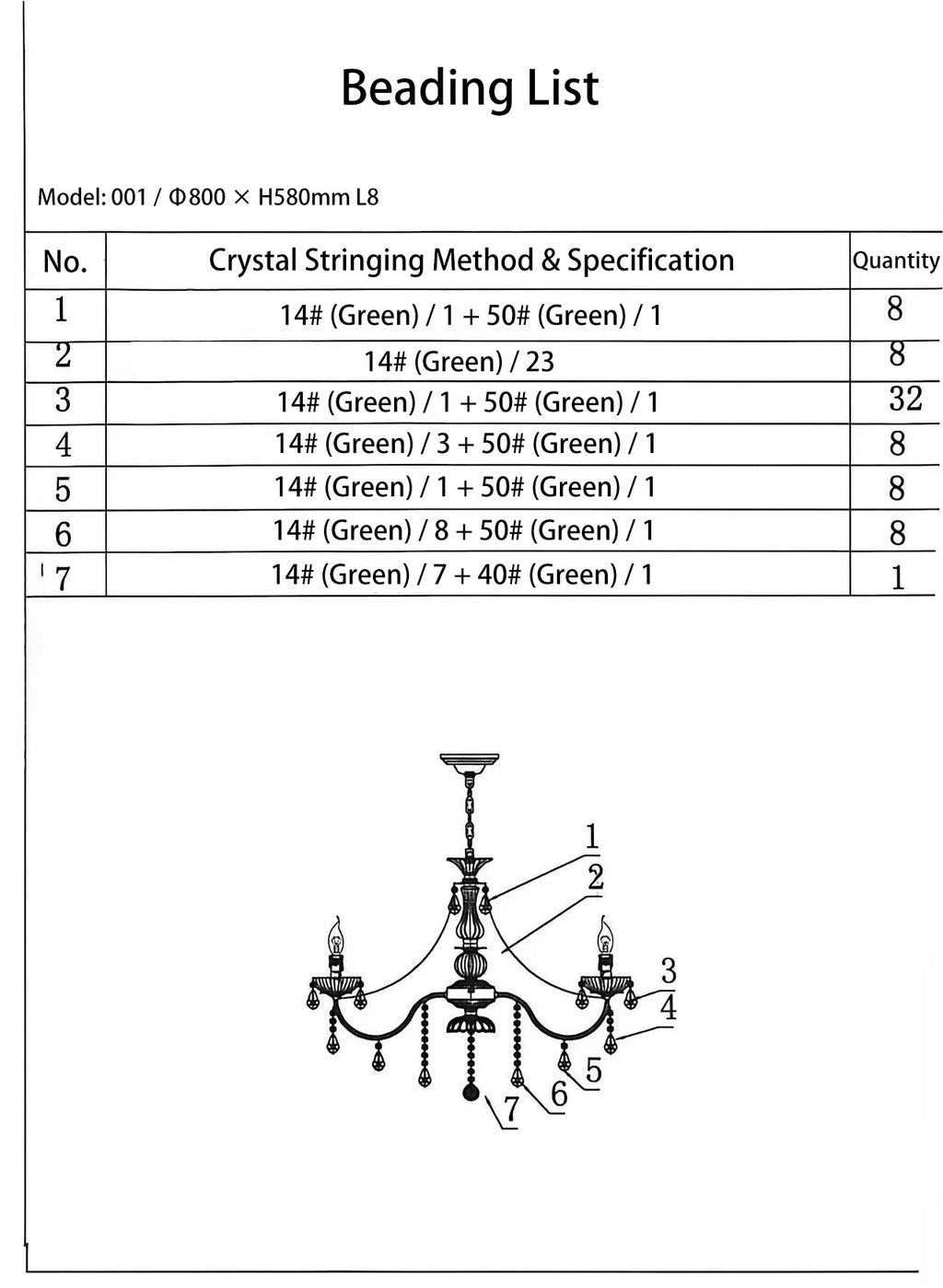 Traditional French Copper Crystal Glass Column Pendants Candlestick 3/6/8 Light Chandeliers for Living Room BulbSquare