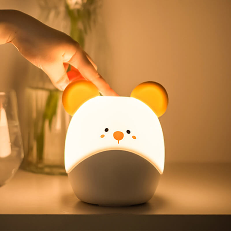 Lumendat Cartoon Mouse Silicone USB Soft Light LED Night Light Table Lamp Lumendat