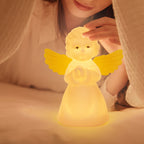 Lumendat Creative Angel Silicone LED Color Changing Kids Night Light Table Lamp Lumendat