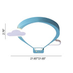 Lumendat Cartoon Hot Air Balloon Kid LED Flush Mount Ceiling Light Lumendat