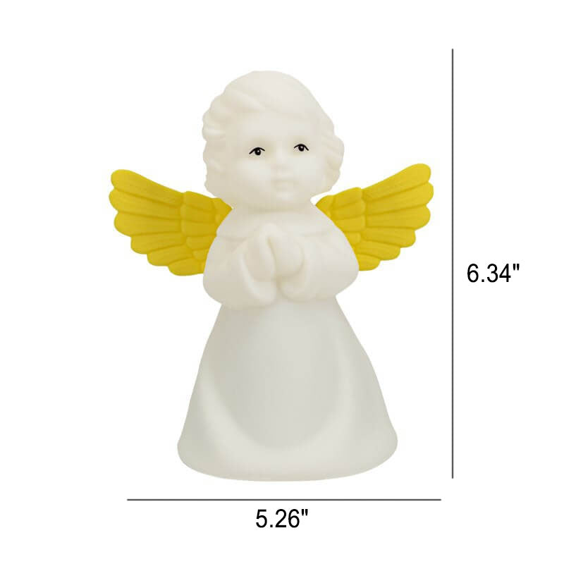 Lumendat Creative Angel Silicone LED Color Changing Kids Night Light Table Lamp Lumendat