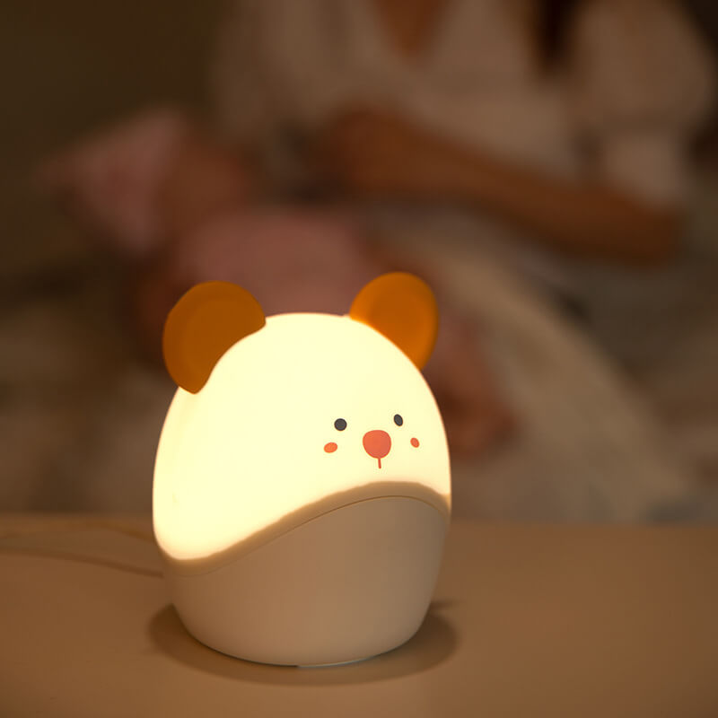Lumendat Cartoon Mouse Silicone USB Soft Light LED Night Light Table Lamp Lumendat
