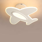 Lumendat Modern Minimalist Cartoon Airplane LED Semi-Flush Mount Light Lumendat