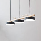 Nordic Creative Bird & Wood Round Island Light LED Chandelier – 6 Colors Lumendat