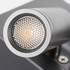 Rectangular Aluminum LED Wall Light With Concealed Switch- Nordic Adjustable Spotlight Wall Sconce For Living Room Lumendat
