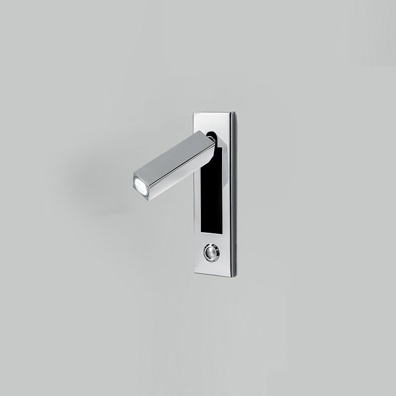 Geometric Recessed Adjustable Aluminum LED Wall Lamp - Minimalist Wall Light With Multi-Angle Spotlight For Bedroom Lumendat