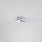 Simple Line Wave LED Semi-flush Mount Ceiling Light