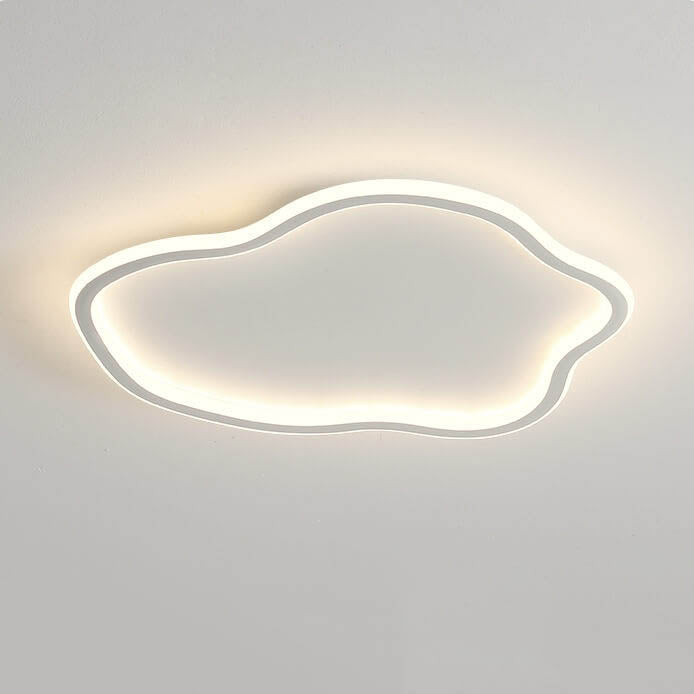 Modern Creative Cloud 1-light LED Flush Mount Ceiling Light BulbSquare