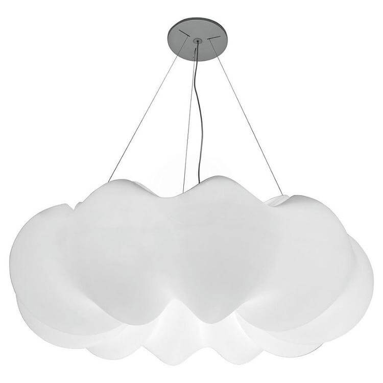 Nordic Floating Cloud LED Pendant Ceiling Light BulbSquare