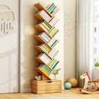 Contemporary Creative Rectangular Eco-Friendly Board 6/8/10/12 Tier Bookshelves For Home Office DFM-F
