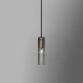 Modern Crystal Cylinder Shape 1-Light Pendant Light