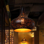 Industrial Rust Iron 1-Light Pendant Light 7 Design
