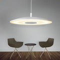 Nordic Round Plate Flying Ufo 1-light LED Pendant Light BulbSquare