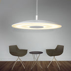 Nordic Round Plate Flying Ufo 1-light LED Pendant Light BulbSquare