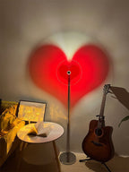 Creative Heart Shape 1-Light LED Vibes Standing Floor Lamp Lumendat