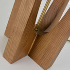 Modern Fabric Solid Wood 1-Light Standing Floor Lamps Lumendat