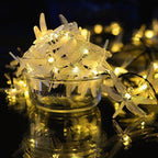 Outdoor Solar Dragonfly Waterproof LED Lights Festival Party Decoration String Lights Lumendat