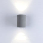 Industrial Cement Cylinder 1-Light Wall Sconce Lamp