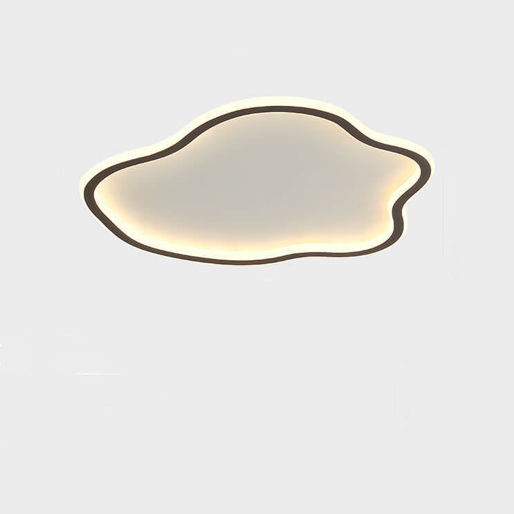 Modern Creative Cloud 1-light LED Flush Mount Ceiling Light BulbSquare