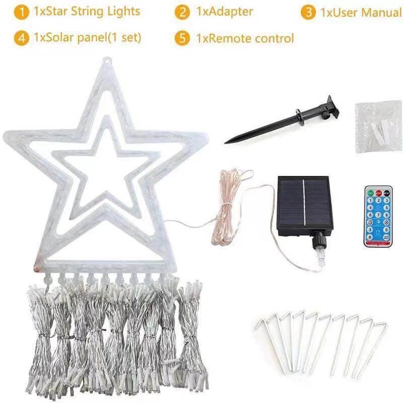 Star Waterfall Light Christmas Meteor Lights LED String Lights Lumendat