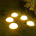 Solar 5 Half Ball LED Outdoor Garden Decorative Lawn Plug Light Lumendat