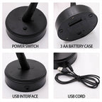 Bonsai Tree Light Plum Blossom Light Remote Control Small LED Table Lamps Lumendat