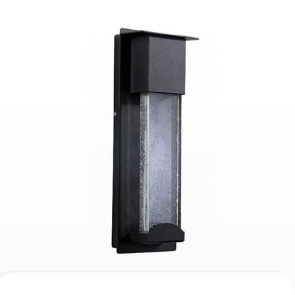 Modern Outdoor Waterproof LED Induction Crystal Outdoor Wall Sconce Lamps