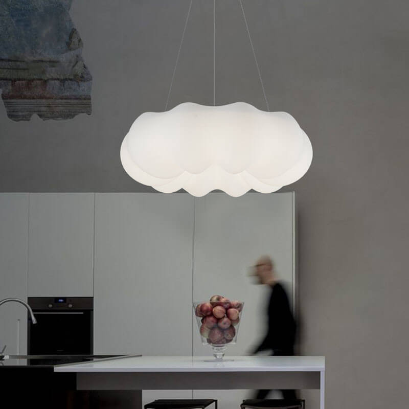 Nordic Floating Cloud LED Pendant Ceiling Light BulbSquare