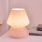 Retro Creative Glass Mushroom 1-Light LED Night Light Table Lamp Lumendat